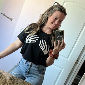 Skeleton shirt OS